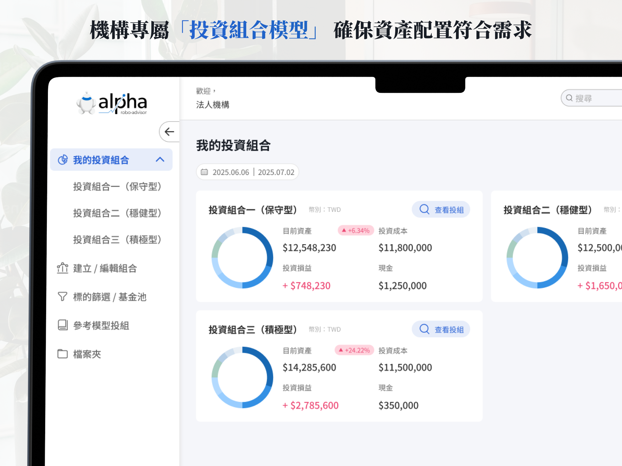 投資組合模型監控